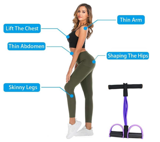 PrimeZora MultiFlex Pedal Resistance Band